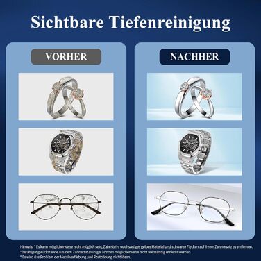 Ультразвукова мийка Minthouz 500мл з UV-очищенням - 5 режимів для ювелірних виробів, годинників, окулярів та протезів