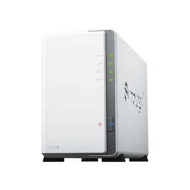 Synology DS223J - 2-байтовий NAS для дому, білий, 0TB
