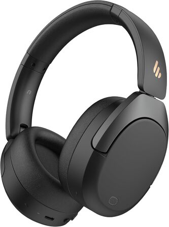 Edifier W830NB Бездротові навушники Over-Ear з ANC -45dB, 94 год. акумулятора, LDAC Hi-Res звук, Spatial Audio, швидка зарядка, Bluetooth V5.4 - Чорний