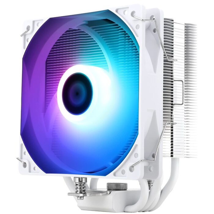 AssassinX120 SE White ARGB CPU-кулер: 4 heatpipes, тиха система охолодження, сумісний з AMD AM4/AM5 та Intel 1700/1150/1151/1200