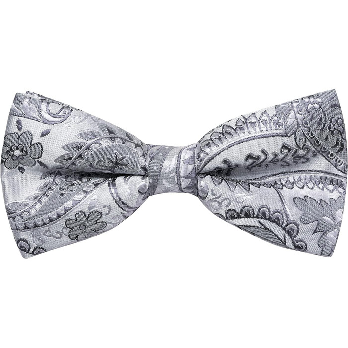 Костюмний жилет чоловічий DiBanGu для весілля з краваткою, нагрудником та запонками, сріблястий візерунок паваролочки