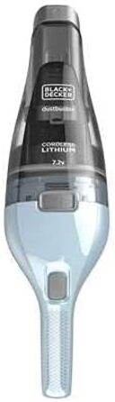 Акумуляторний пилосос ручний BLACK+DECKER Dustbuster 7.2V NVC215W блакитний: безмішковий, бездротовий, з насадкою та зарядним пристроєм