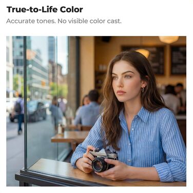 Фільтр 2-в-1 K&F Concept 72mm: Поляризаційний та Black Mist (1/4 True Color), скло Nano-Xcel