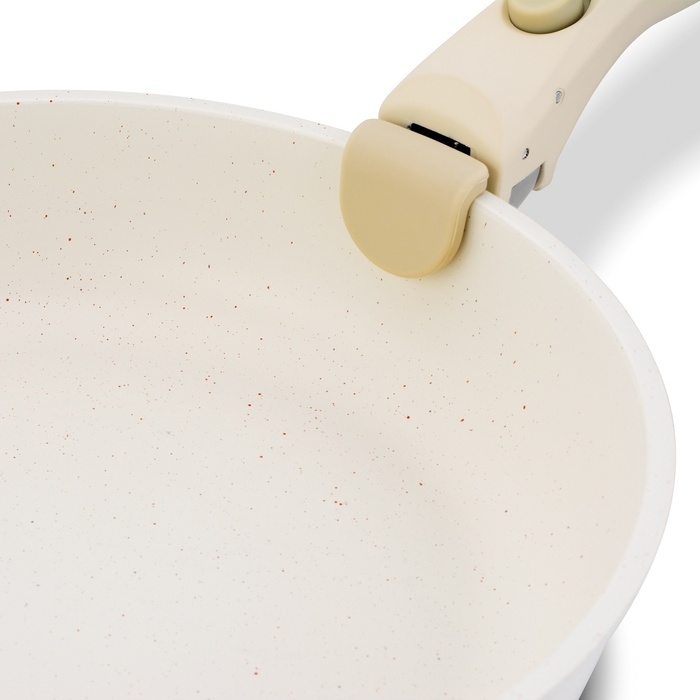 Набір сковорідок зі знімною ручкою Starke Pro Compacti Cream (20/24/28 см), 4 предмети