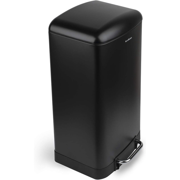 Відро для сміття Les Collectors №712, 30 л, чорне, знімний внутрішній контейнер, тихий закриття
