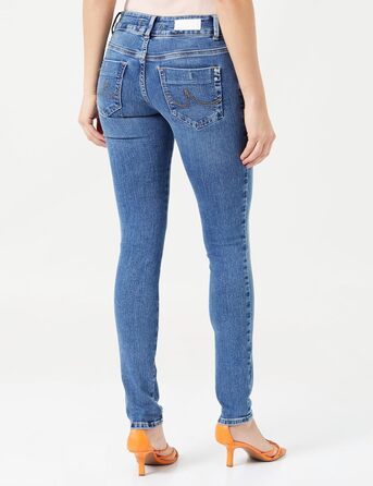 Джинси жіночі LTB Molly Super Slim Fit сині Juana Wash (W24-W34, еластичні, 55096)