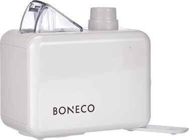 Ультразвуковий зволожувач повітря BONECO U7146 для подорожей, під пляшку 0,5 л, автоматичне вимкнення, індикатор рівня води, для кімнат до 20 м², білий