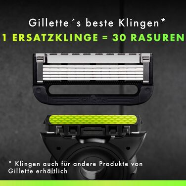 Чоловіча бритва Gillette Labs, металевий станок для вологого гоління, чорний