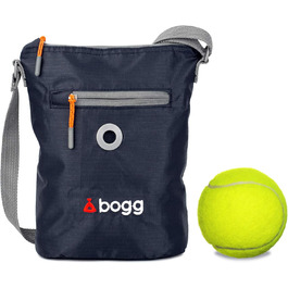 BOGG Універсальна сумка на плече для собак | Диспенсер для пакетів та контейнер для відходів (Сірий)