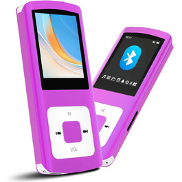 MP3/MP4 плеєр Hotechs 32GB рожевий: компактний плеєр з LCD-дисплеєм та FM-радіо