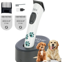 Триммер для собак Agrarzone Isis: безшумний, легкий, з запасним лезом для точного догляду за лапами