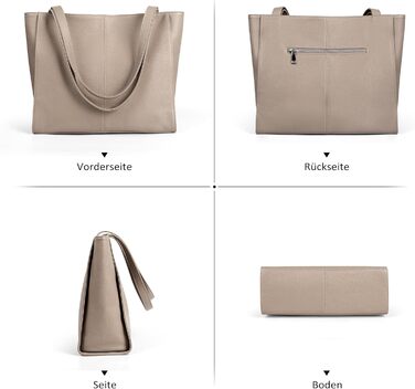 Сумка жіноча шкіряна befen Grande Shopper з відділенням для ноутбука 14