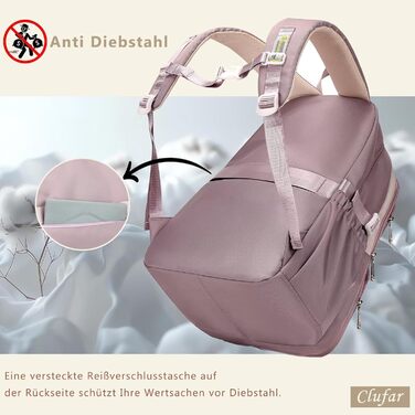 Шкільний рюкзак для підлітків (дівчаток та хлопців) - водонепроникний, великий, для школи, подорожей, повсякденного використання. Колір: фіолетовий