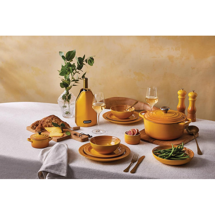 Охолоджувач для вина Le Creuset, жовтий, водонепроникний, 22 x 15.5 x 2.1 см