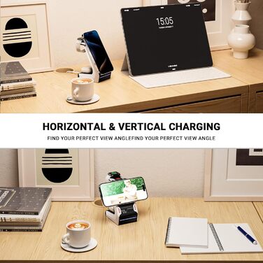 Станція бездротової зарядки 3-в-1 для Apple: iPhone, AirPods, Apple Watch (Weiß)