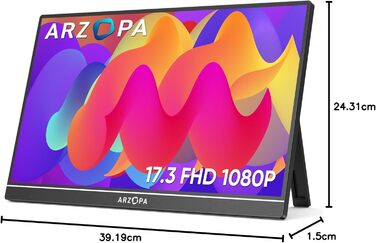 Портативний монітор ARZOPA 17.3