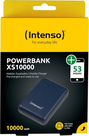 Powerbank Intenso Powerbank XS 5000, 10000mAh, блакитний: зарядний пристрій для смартфонів, планшетів та інших пристроїв