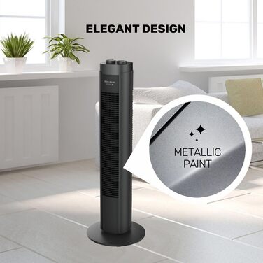 Турбовентилятор Taurus TF780 білий з пультом керування сірий, 120 Вт