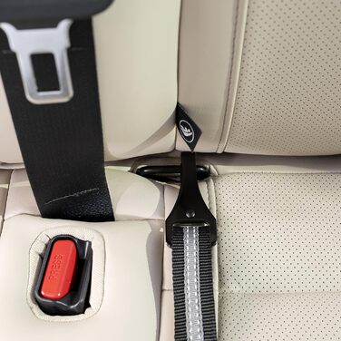 Авторемень Kurgo для собак: безпека та фіксація під час поїздок (Isofix, чорний/сірий)