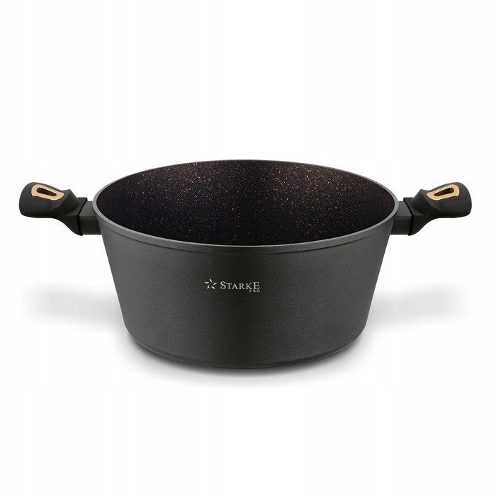 Каструля традиційна Starke Pro Dark Gold, 6 л