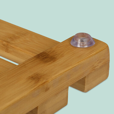 Relaxdays Bamboo Bath Mat