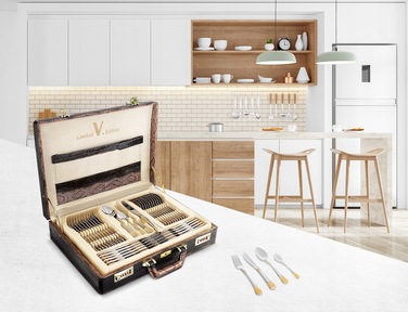 Набір столових приборів Limited V Edition LV, 72 предмети