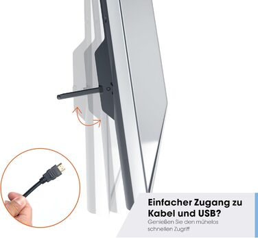 Настінна кріплення для телевізора Vogel's TVM 3407 - для екранів 32-77 дюймів, до 50 кг, VESA до 400x400, TÜV-сертифікат, ультратонкий (2.2 см)