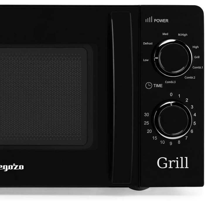 Мікрохвильова піч Orbegozo MI 2115, 20 л, 700 Вт, білий колір, з грилем