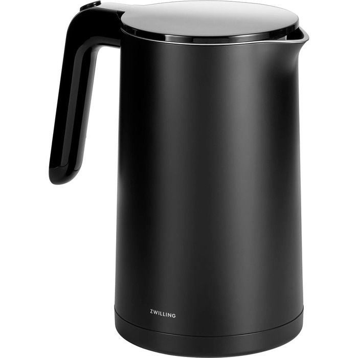 ZWILLING ENFINIGY Kettle with Stainless Steel Scale Filter & Overheat Protection, Cordless, 1850 Watts, 1.5 Liters, Black