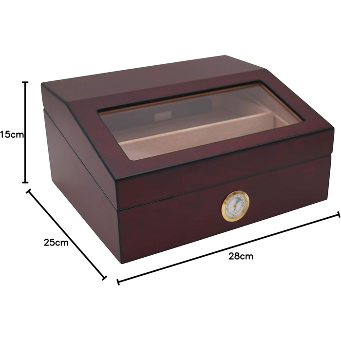 Набір для сигар Humidor Set 237 від Germanus з кристальним зволожувачем та гігрометром