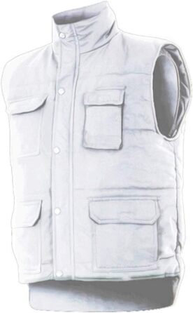 Чоловіча жилетка VELILLA з багатьма кишенями (L, білий)