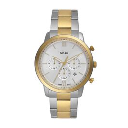 Годинник чоловічий Fossil Neutra Quartz Chronograph з браслетом з нержавіючої сталі (золото-срібло)
