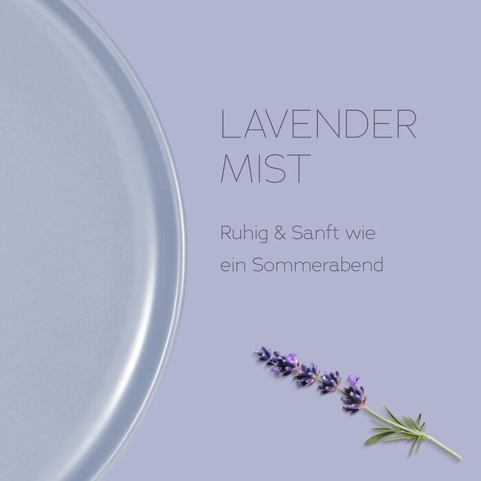 Набір посуду Feinsteinzeug на 6 осіб, 18 частин: міцний та стійкий до подряпин, бежевий глянцевий | Тарілки, тарілки для десерту та миски для 6 осіб - Magnetiks (Лавандова Мгла | 18 частин)