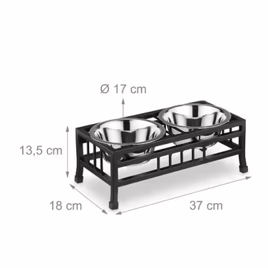 Relaxdays Dog Feeding Station