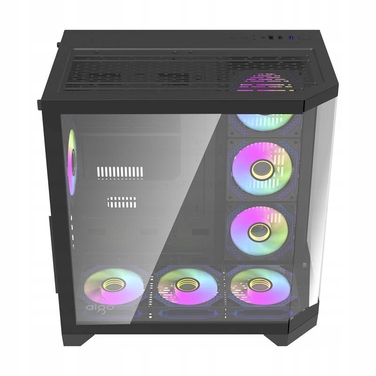 Корпус для ПК DarkFlash FT418 Pro ATX Midi Tower, 7 aRGB вентиляторів