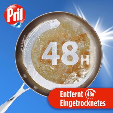Засіб для миття посуду Pril Kraft Gel з лимоном, концентрований гель для видалення жиру, 450 мл (набір 6 шт)
