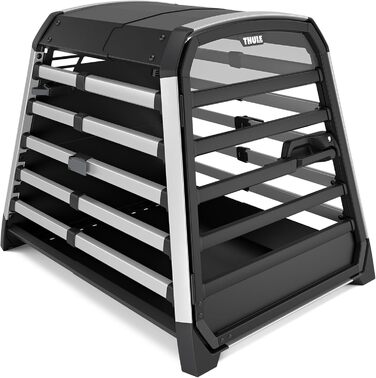 Трейлер для собак Thule Allax Hundebox Black/Aluminum XL Compact - переноска для собак в авто