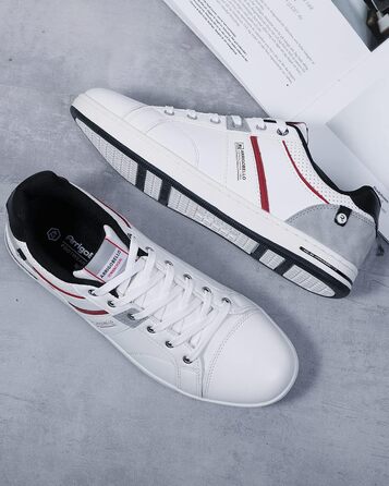 Чоловічі кросівки для активного відпочинку ARRIGO BELLO: легкі, зручні, з натуральної шкіри, розміри 41-46, білі