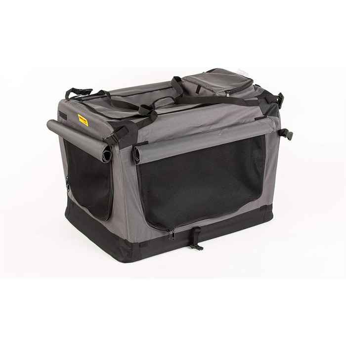 Кія для собак, переноска для собак, вольєр для собак 122x79x99 см (сірий)