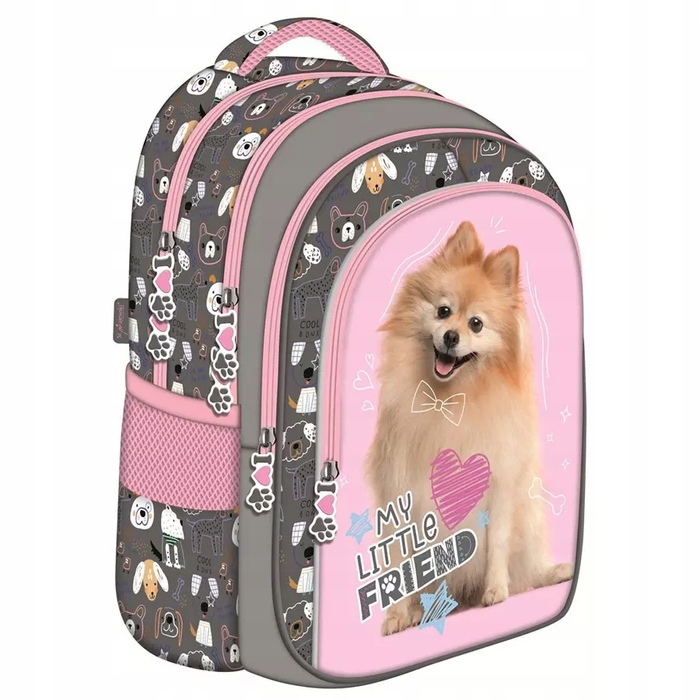 Багатовідсінковий шкільний рюкзак St. Majewski MY LITTLE FRIEND POMERANIAN, 22 л
