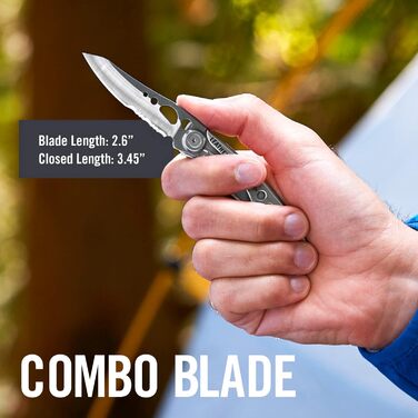 Leatherman Skeletool KBX – High-quality multi-tool with 2 practical tools – Small and compact tool for everyday use – Stainless steel