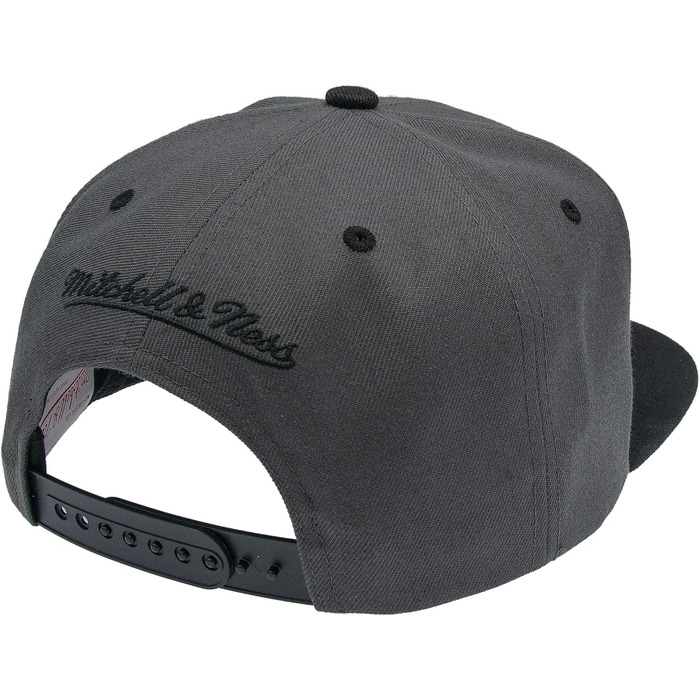 Кепка Mitchell & Ness 2 Tone Box Logo Snapback, універсальний розмір, чорний/сірий
