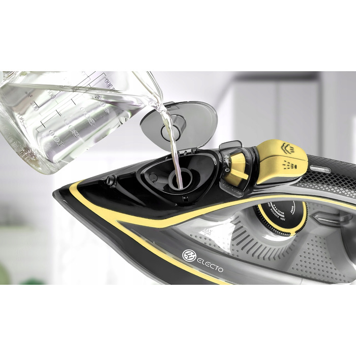 Парова праска Electo з керамічною підошвою, 3000 Вт, 380 мл, бежево-коричнева