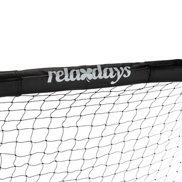 Relaxdays Black Football Goal 120 x 180 cm