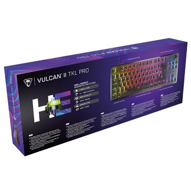 Turtle Beach Vulcan – ігрова механічна клавіатура Titan Switch для ПК з підсвічуванням AIMO RGB та анодованою алюмінієвою рамою (TKL Pro)