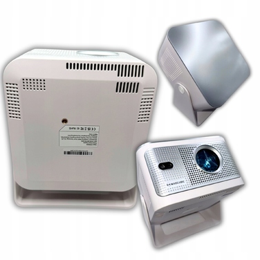 Портативний LCD-проектор Magcubic 4K LED, поворотний, білий