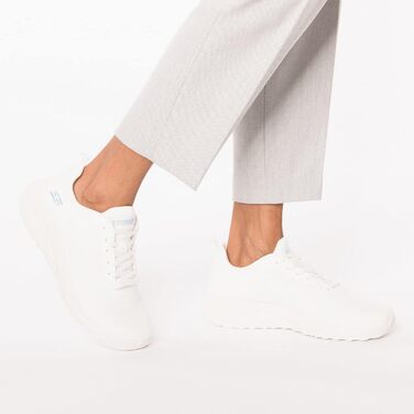 Жіночі кросівки Skechers Bobs Squad Chaos Face Off, білі, розмір 38.5 EU, Engineered Knit