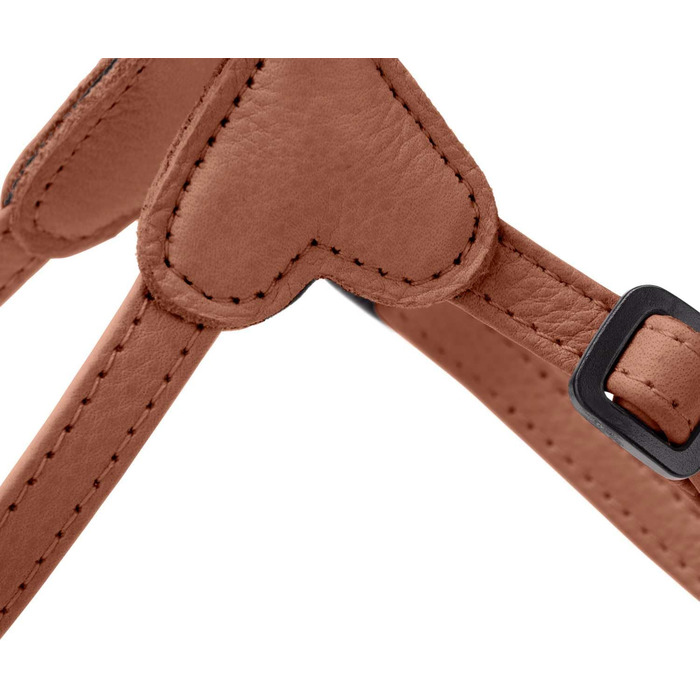 Нашийник для собак HUNTER SOHO MINI, колір: коричневий (cognac), шкіра, для маленьких собак та цуценят, Made in Germany, розмір XS