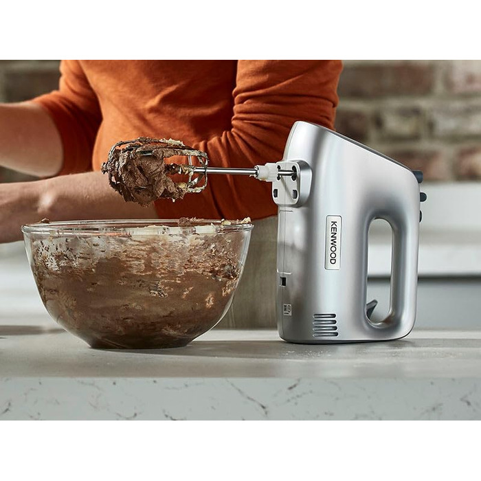 Міксер ручний Kenwood QuickMix Go HMP40.000GY (350W, срібний) з набором аксесуарів