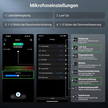 NEEWER Бездротовий петличний мікрофон KM23C: 48kHz/24Bit, 8 годин роботи, шумозаглушення, USB-C, сумісний з DJI, Insta360, iPhone, Android, PC
